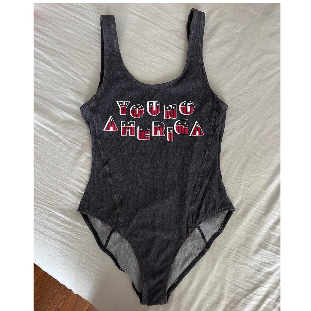 Gigi Hadid X Tommy Hilfiger one-piece swimsuit